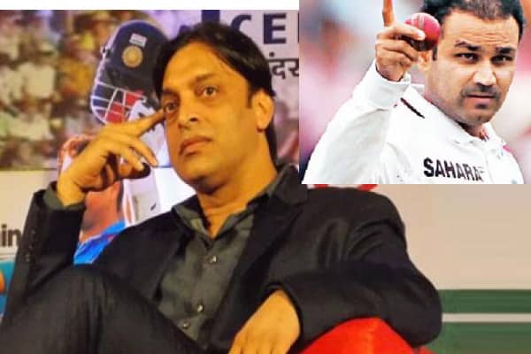 আমিও বাজে ভাষায় গালাগাল করতে পারি : শেবাগ-গম্ভীরকে শোয়েব