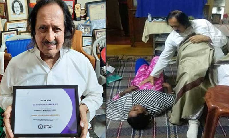 গিনেস বিশ্ব রেকর্ডে নাম তুললেন বোলপুরের এক টাকার ডাক্তার