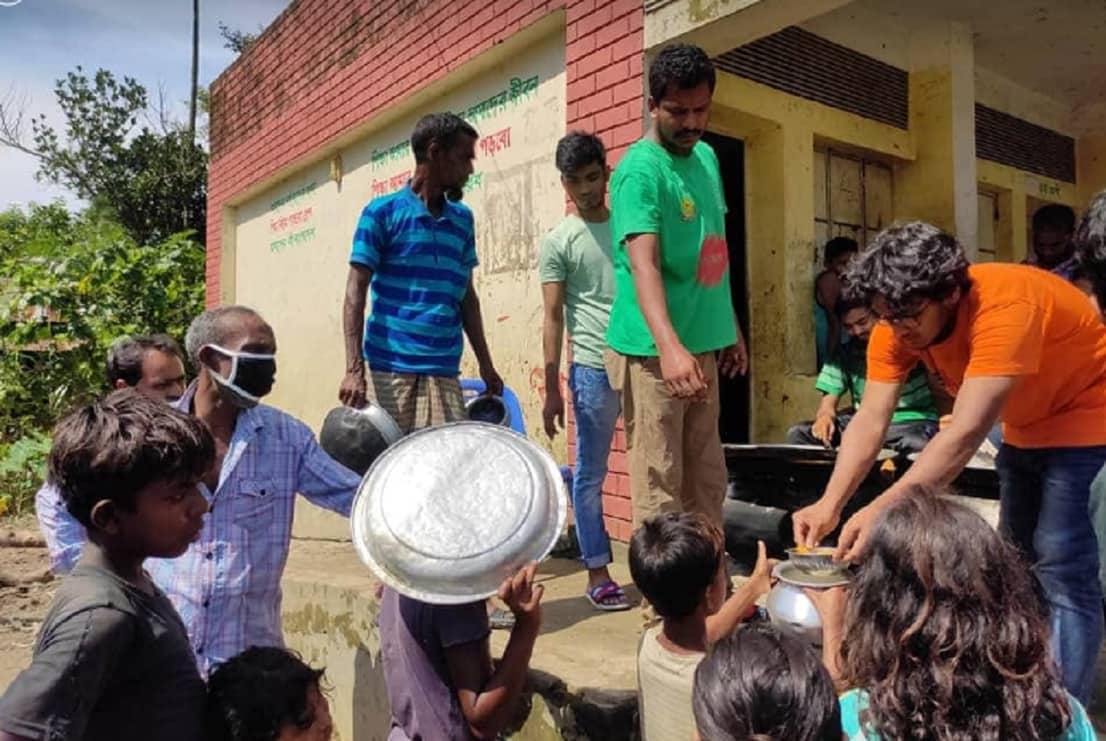 এবার সুনামগঞ্জের বন্যার্তদের পাশে ঢাবির সৈকত