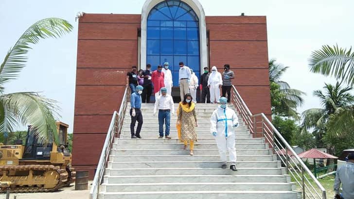 নারায়ণগঞ্জে করোনা টেস্টিং ল্যাব-এর উদ্বোধন
