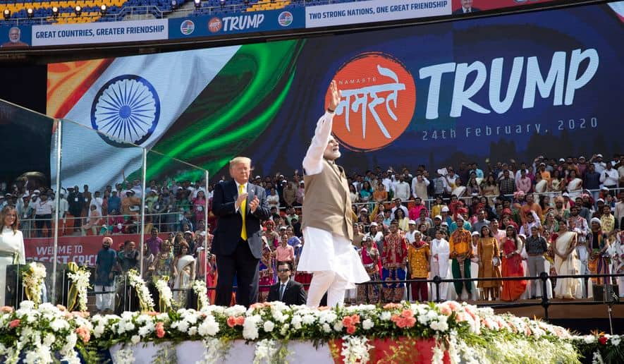 বিশ্বের বৃহত্তম ক্রিকেট স্টেডিয়াম উদ্বোধন করলেন ট্রাম্প