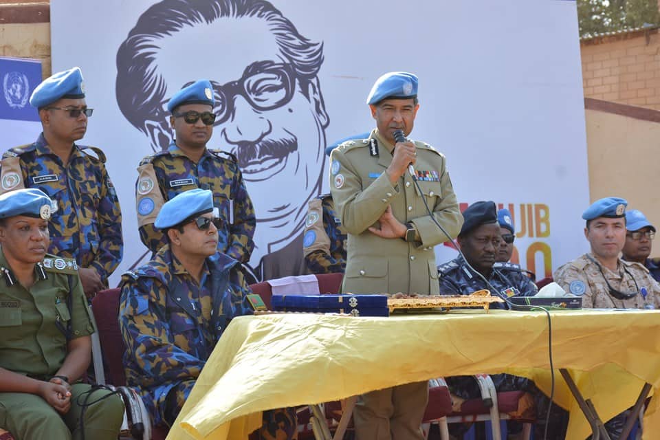 সুদানে মুজিব বর্ষ উদযাপনে বাংলাদেশ ফর্মড পুলিশ ইউনিটের অনন্য উদ্যোগ