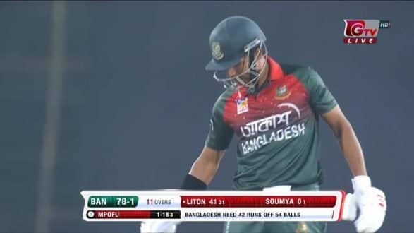 লিটনের দারুণ ব্যাটিংয়ে জয়ের দ্বারপ্রান্তে বাংলাদেশ