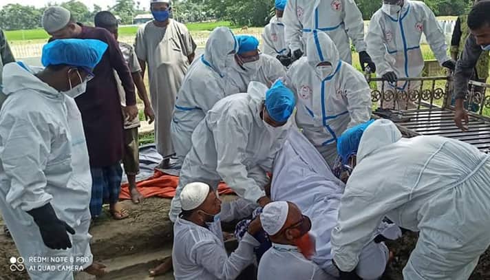 বিএনপি নেতার দাফনে এগিয়ে এলো ‘জেড ফোর্স ২১’