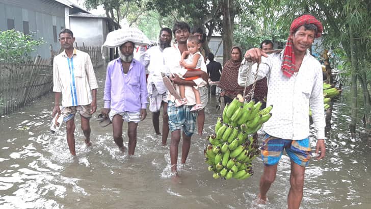 দেওয়ানগঞ্জে যমুনার পানি বিপৎসীমার ৮৪ সেমি উপরে