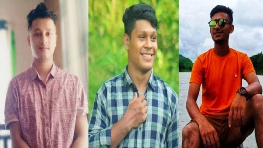 মুহূর্তেই ঝরে গেল টগবগে ৩ যুবকের প্রাণ