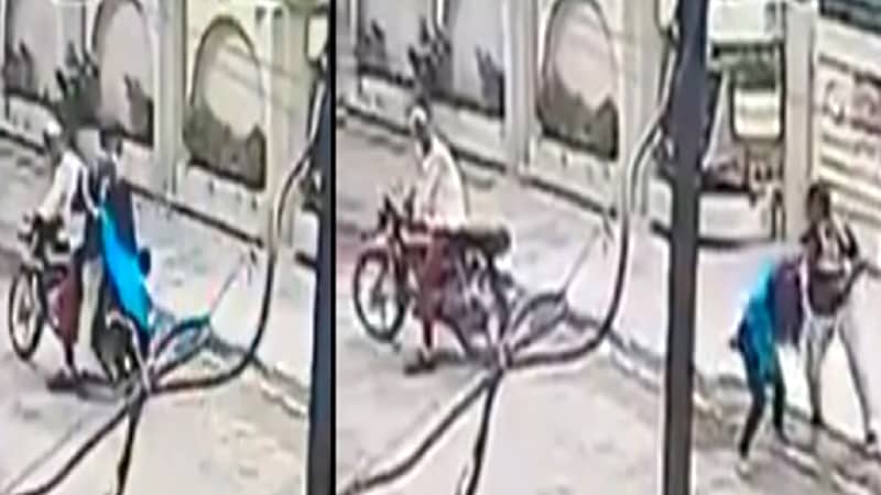 ছিনতাইকারীকে ধাওয়া করে বাইক থেকে টেনে নামালো কিশোরী