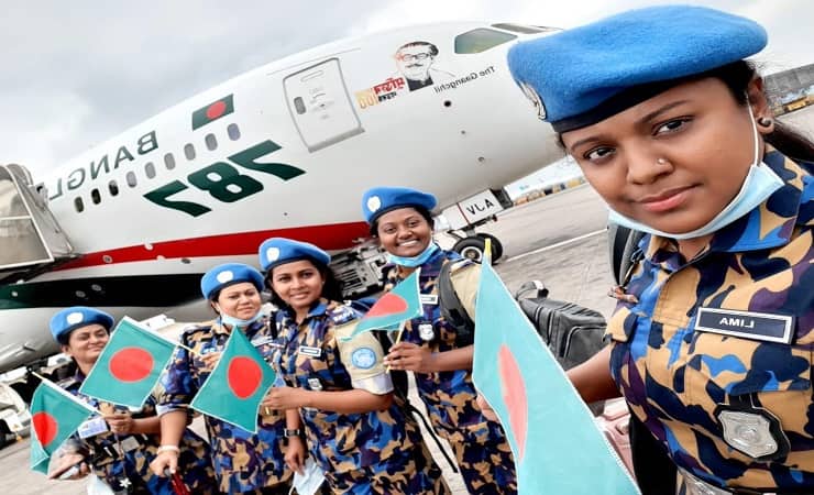 শান্তিরক্ষা মিশন, কঙ্গো পৌঁছেছেন ১৮০ নারী পুলিশ সদস্য