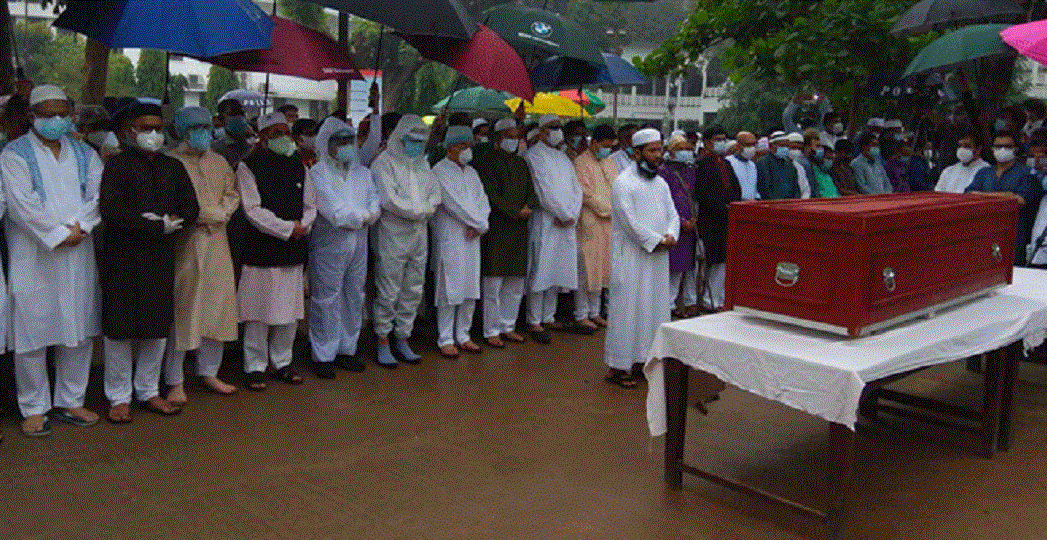 ব্যারিস্টার রফিক-উল হকের তৃতীয় জানাজা সম্পন্ন
