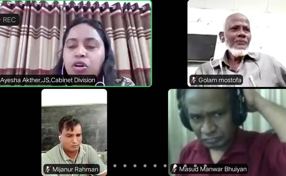 নীলফামারীর কিশোরগঞ্জে দুই দিনব্যাপী অনলাইন কর্মশালা শুরু
