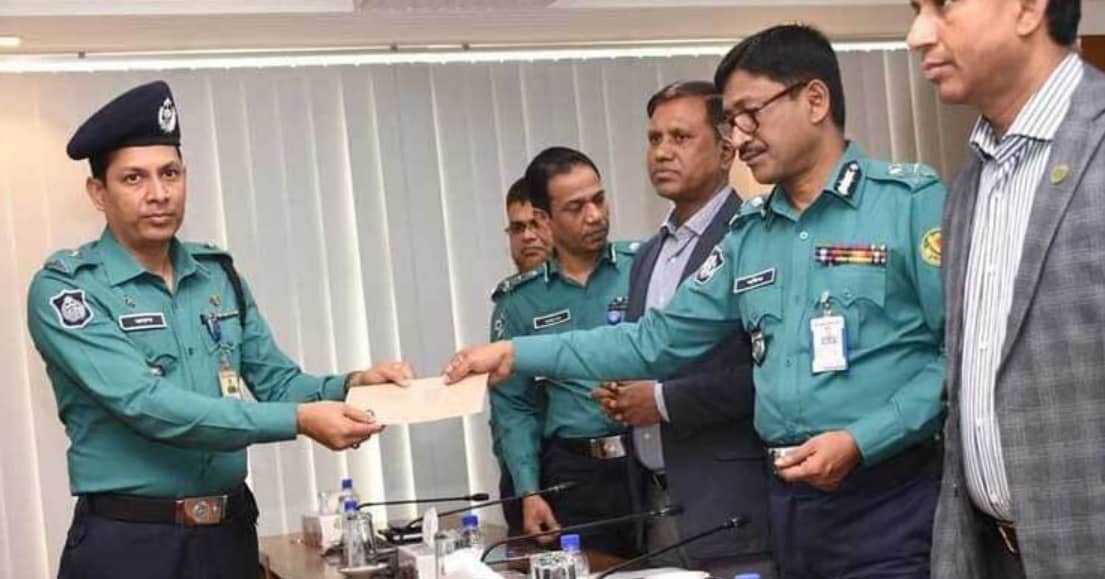 ডিএমপির শ্রেষ্ঠ পুলিশ পরিদর্শক গোলাম ফারুক