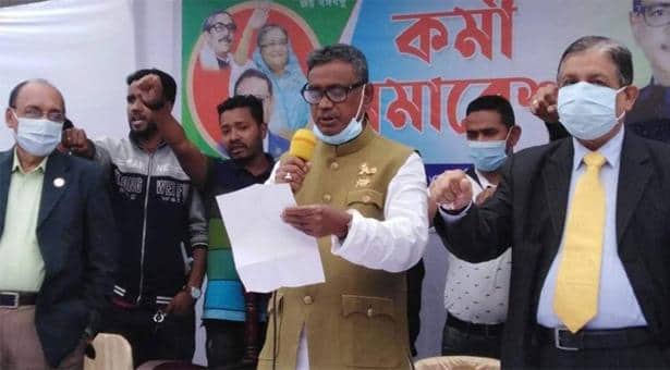 এবার কর্মীদের শপথ করালেন কাদের মির্জা