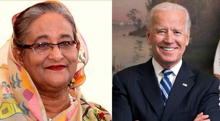 শেখ হাসিনাসহ ৪০ নেতাকে জলবায়ু সম্মেলনে আমন্ত্রণ বাইডেনের