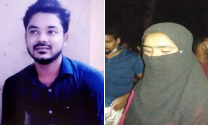 স্বামীকে তালাক দিয়ে প্রেমিকের বাড়িতে প্রেমিকার অনশন