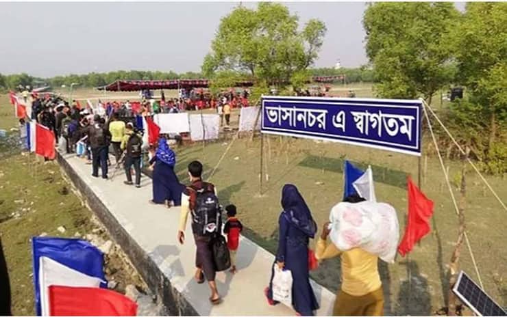 ভাসানচর ছেড়ে পালাচ্ছে রোহিঙ্গারা!