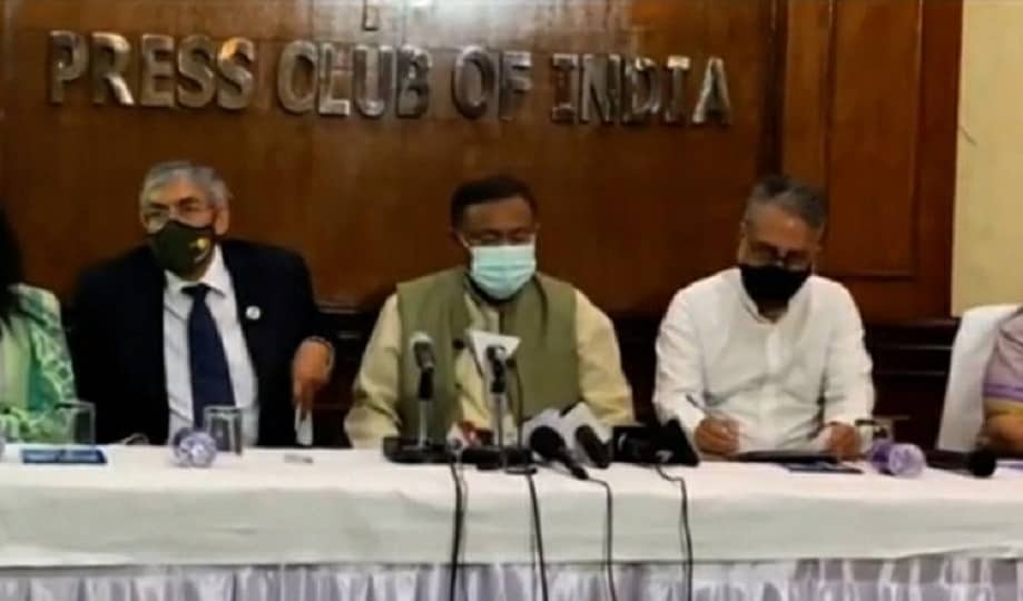 প্রেসক্লাব অব ইন্ডিয়াতে বঙ্গবন্ধু কর্নার উদ্বোধন করলেন তথ্যমন্ত্রী