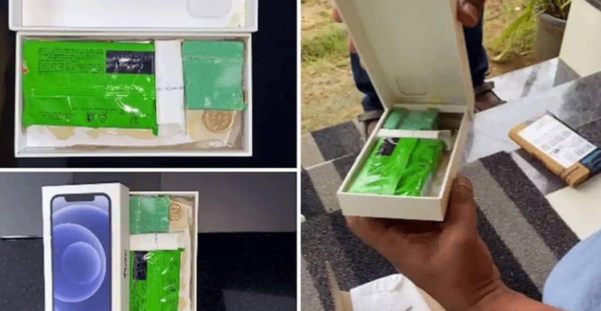 আইফোন অর্ডার দিয়ে পেলেন বাসন ধোয়ার সাবান