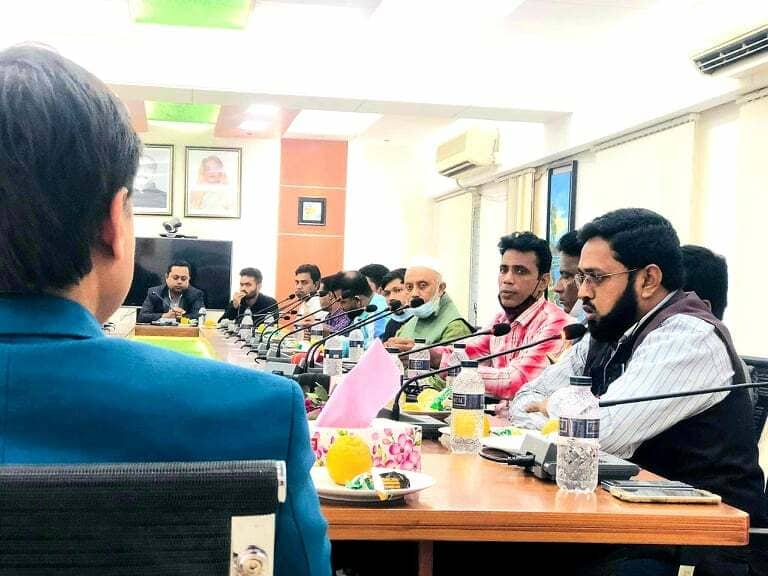 কালীগঞ্জে সাংবাদিকদের সাথে ইউএনও’র মতবিনিময়