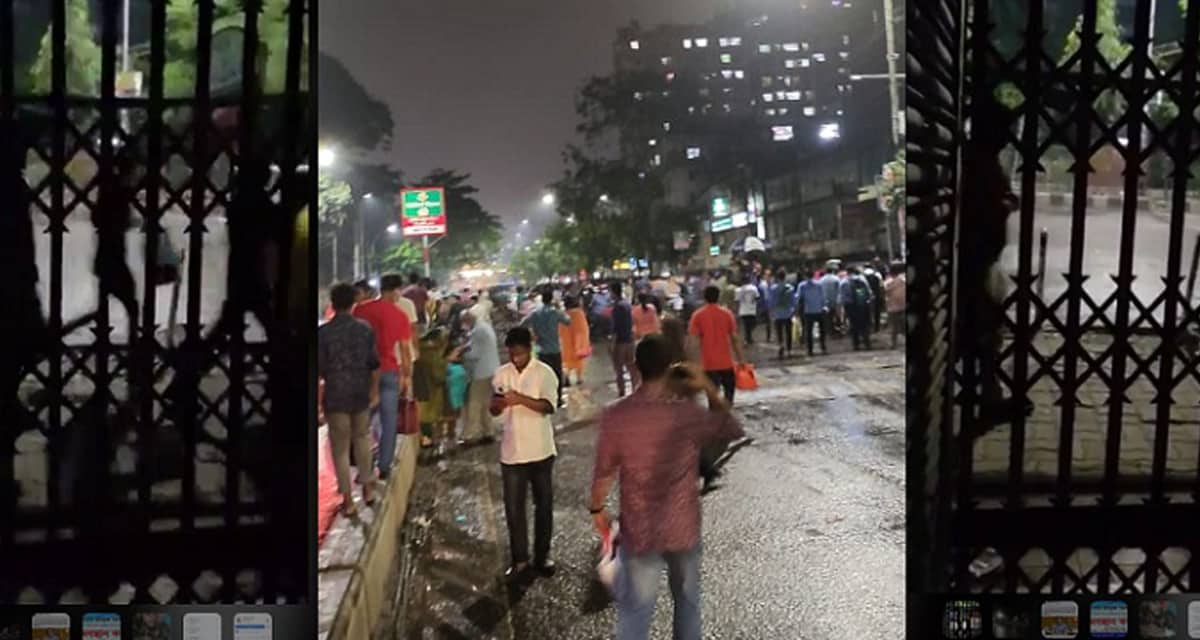 নিউ মার্কেট এলাকায়