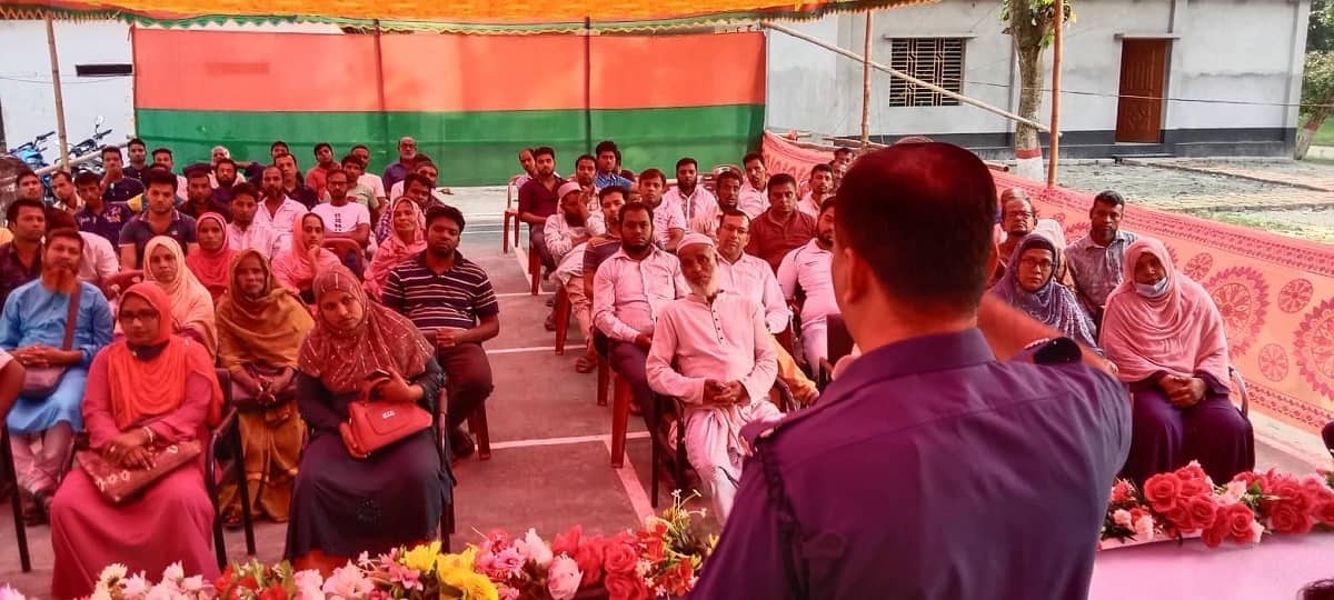 শিবপুরে পশু খামারীদের নিয়ে জেলা পুলিশের সচেতনতামূলক সভা অনুষ্ঠিত