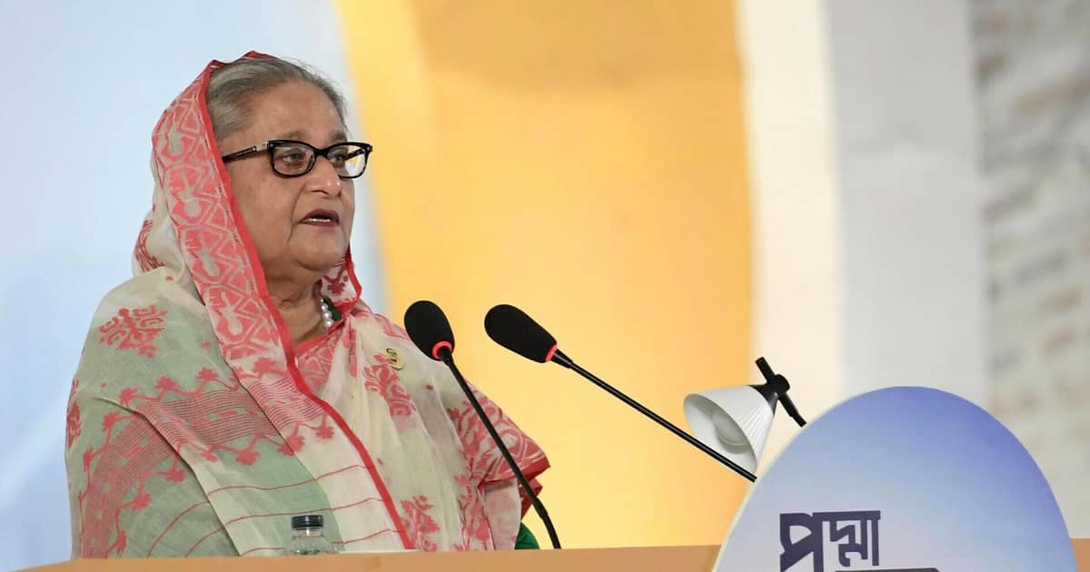 জনগণের শক্তিতে বলিয়ান হয়ে পদ্মা সেতু নির্মাণে সমর্থ হয়েছি