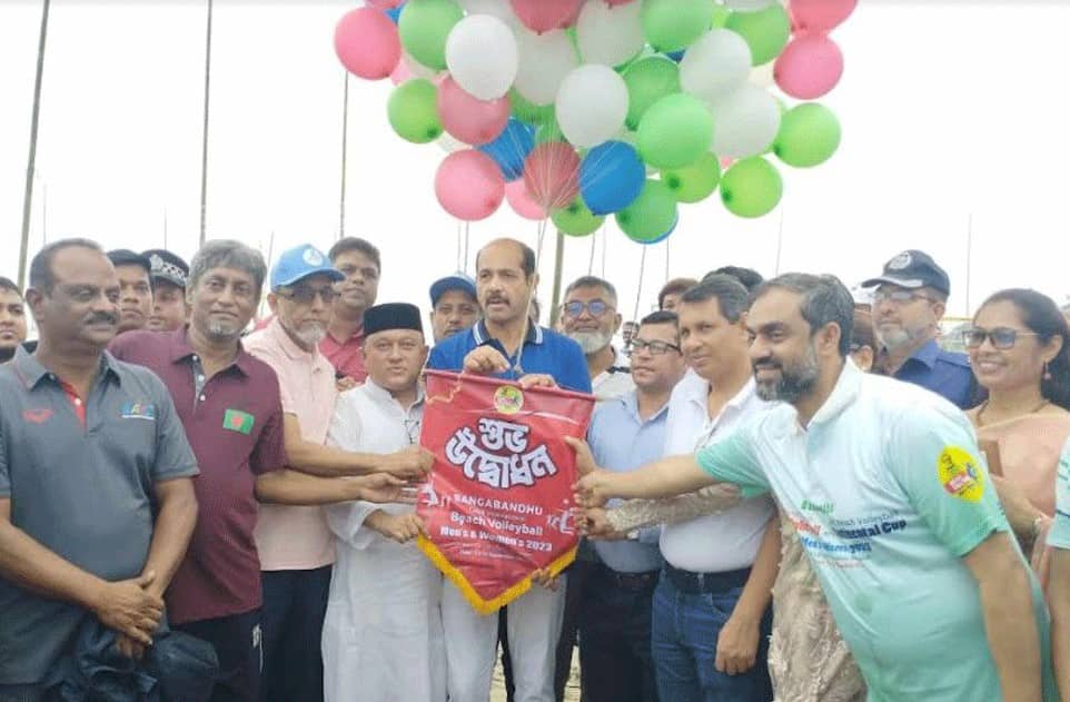 কক্সবাজারে আন্তর্জাতিক বিচ ভলিবল প্রতিযোগিতা শুরু