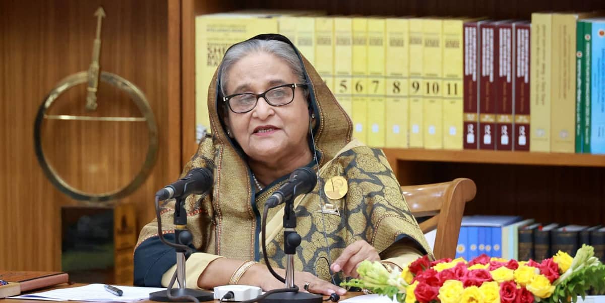 সংবাদ সম্মেলনে দেওয়া প্রধানমন্ত্রীর ভাষণের পূর্ণ বিবরণ