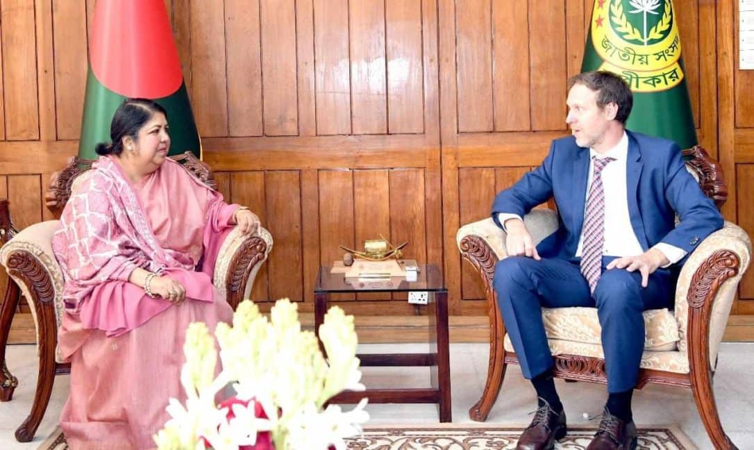 স্পিকারের সঙ্গে ইউএনডিপি’র আবাসিক প্রতিনিধির সৌজন্য সাক্ষাৎ