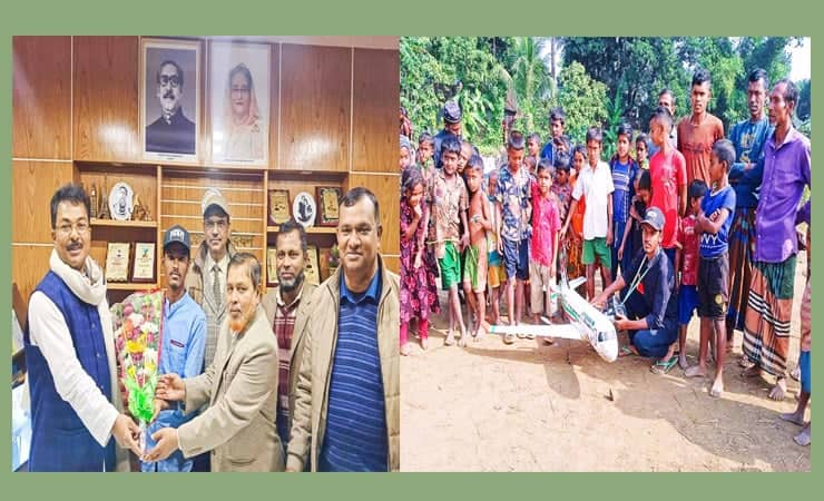 প্লেন বানানো ক্ষুদে উদ্ভাবকে আনিসুলকে দুই লাখ টাকা দেয়ার আশ্বাস