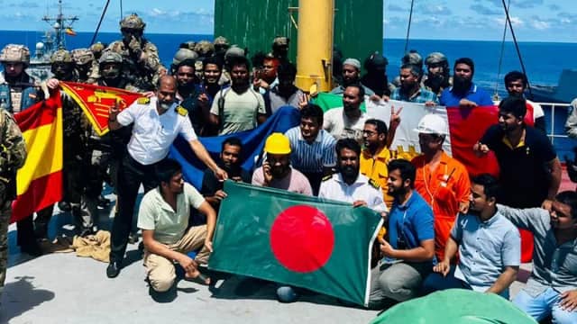 ২৩ নাবিকসহ জিম্মি জাহাজ উদ্ধারের আদ্যোপান্ত জানাল মালিকপক্ষ