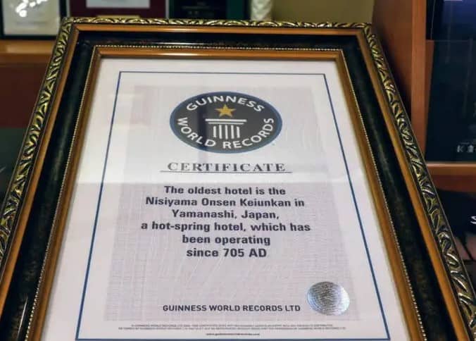 ১৩শ’ বছর পার করলো বিশ্বের প্রাচীনতম হোটেল
