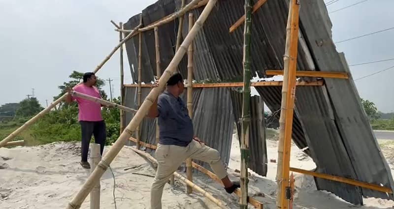 কালীগঞ্জে কৃষি জমি ভরাট ও মাটি কাটার দায়ে জেল-জরিমানা