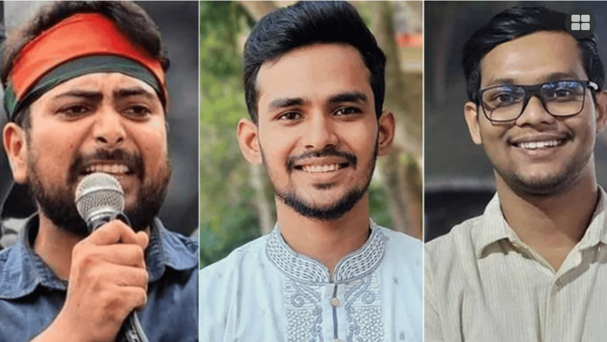 ‘নিরাপত্তার স্বার্থে’ ডিবি হেফাজতে তিন সমন্বয়ক