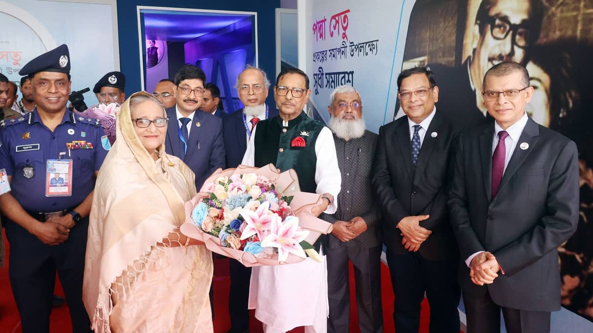 যতদিন পদ্মা সেতু থাকবে, ততদিন শেখ হাসিনার নাম উচ্চারিত হবে