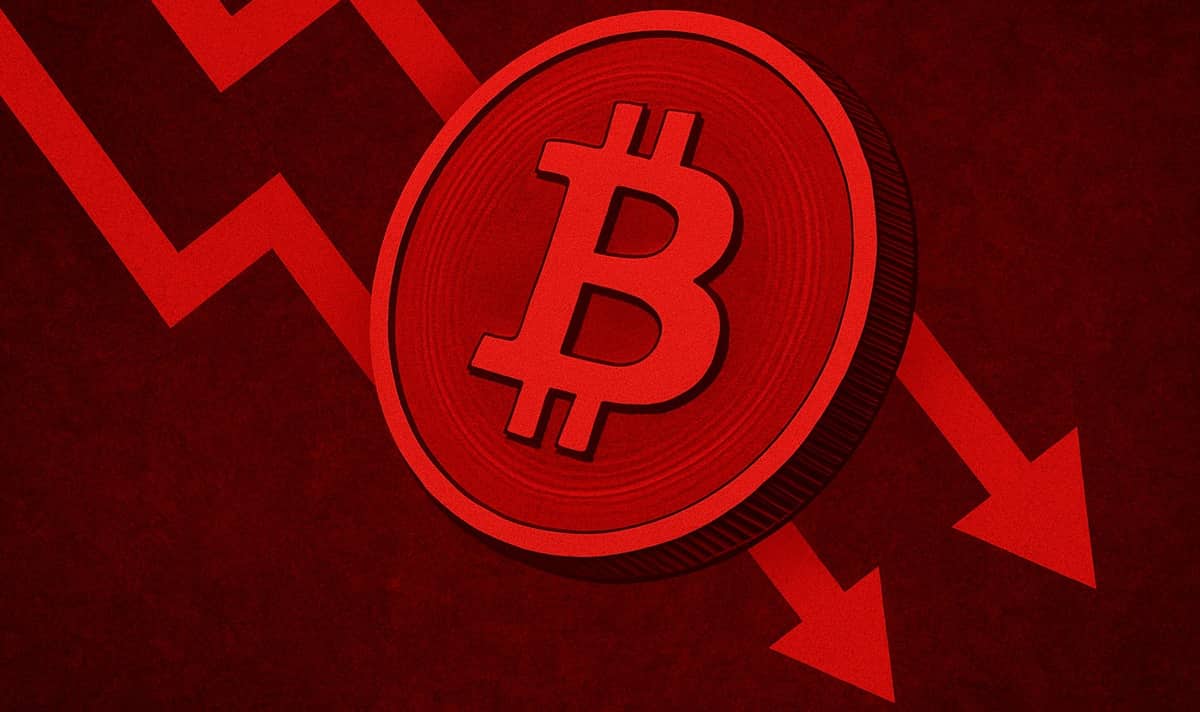 bitcoin price dropping
