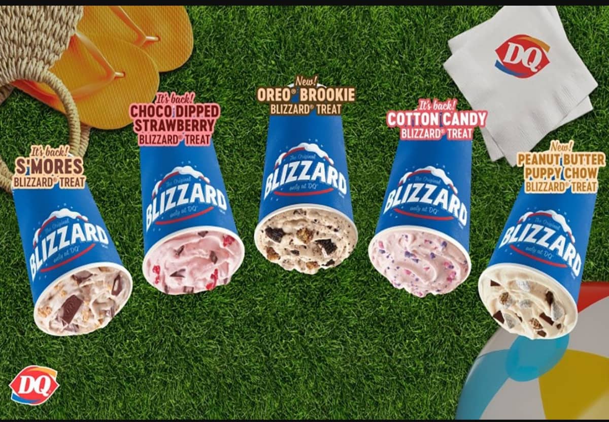 Dairy Queen Summer Blizzard Flavors