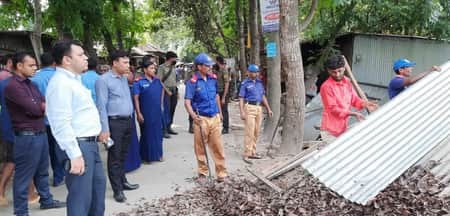 দৌলতপুরে সরকারি খাস জমি উদ্ধার