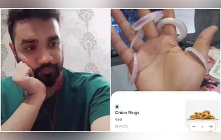 অনলাইনে অর্ডার করে পেলেন পেঁয়াজের রিং!