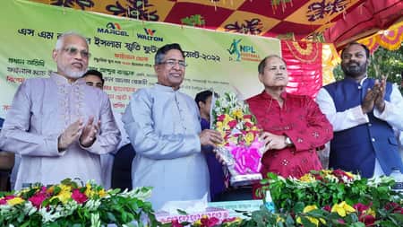 ওয়ালটন গ্রুপের প্রতিষ্ঠাতার স্মরণে ফুটবল টুর্নামেন্ট অনুষ্ঠিত