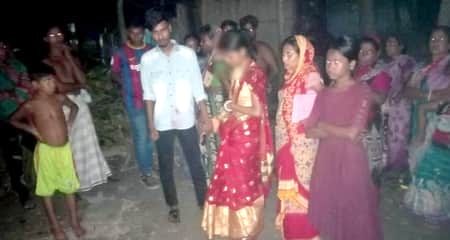 ভারত থেকে আসা তরুণী