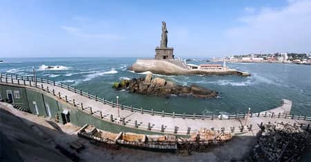 অনন্য সুন্দর সৈকত শহর তিন সাগরের রানি কন্যাকুমারী