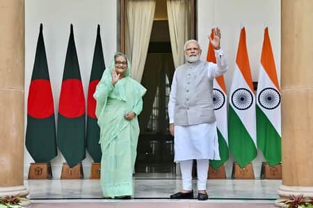শেখ হাসিনা-নরেন্দ্র মোদী
