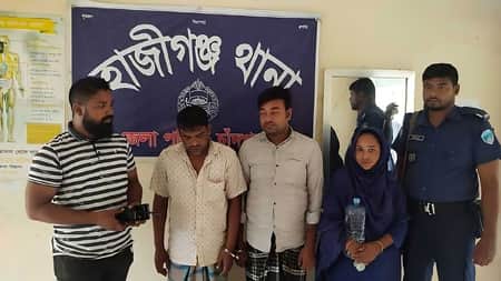 দুই লাখ টাকা চুক্তিতে মাটির নিচ থেকে সোনা তুলতে এসে আটক ৩ তিন কবিরাজ আটক