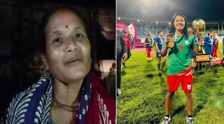 বিদ্যুৎ না থাকায় ফাইনালে মেয়ের জোড়া গোল দেখতে পারেননি কৃষ্ণার মা কৃষ্ণা
