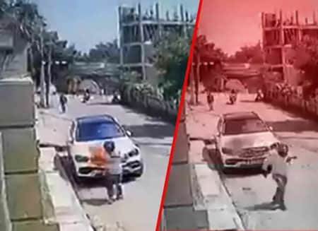 বকেয়া টাকা দেননি মালিক, বসের মার্সিডিজ গাড়িতে আগুন ধরালেন কর্মী! মার্সিডিজ গাড়িতে আগুন