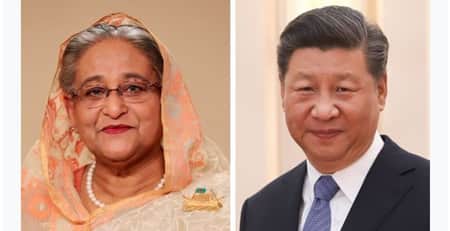 চীনের প্রেসিডেন্ট শি জিনপিংকে প্রধানমন্ত্রীর অভিনন্দন