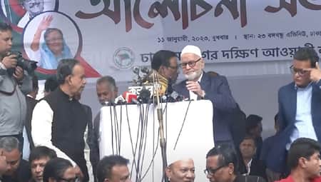 মঞ্চে নেতাদের ‘গেট আউট’ বলে নামিয়ে দিলেন ওবায়দুল কাদের ওবায়দুল কাদের