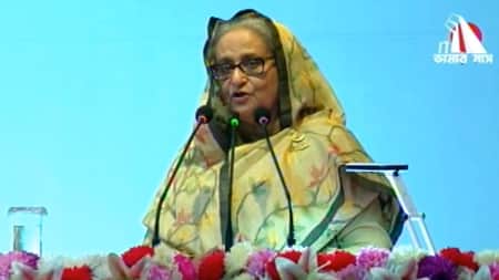 অমর একুশে বইমেলা উদ্বোধন করলেন প্রধানমন্ত্রী হাসিনা