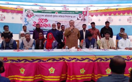 কাজিপুরে নবনির্মিত কমিউনিটি ক্লিনিক উদ্বোধন