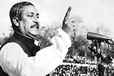 আজ ঐতিহাসিক ৭ মার্চ বঙ্গবন্ধু শেখ মুজিবুর রহমান